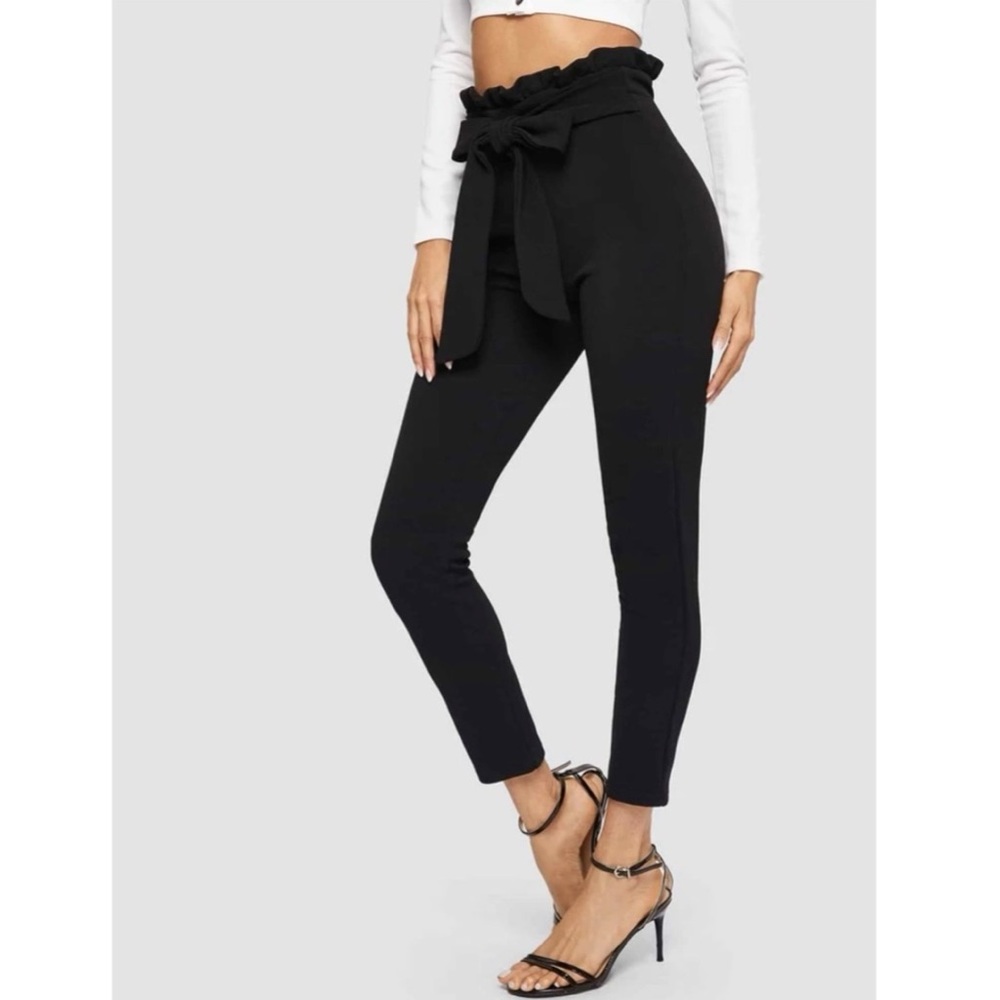 Paperbag waist pants
